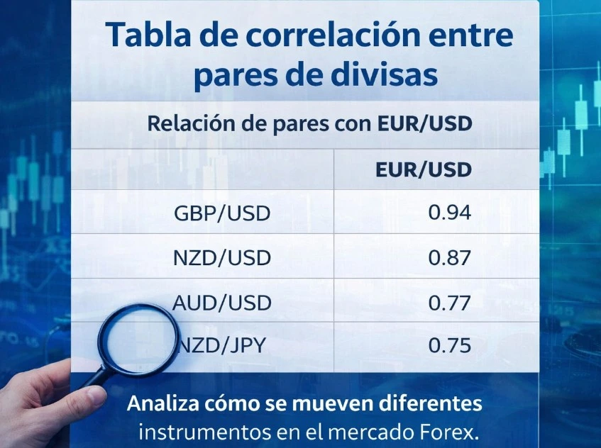 Pares Forex correlacionados y riesgo multi-activo